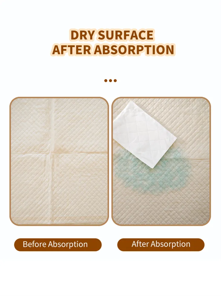 Eco-friendly Bamboo Hygiene Care Absorption Pads For Humans And Pets