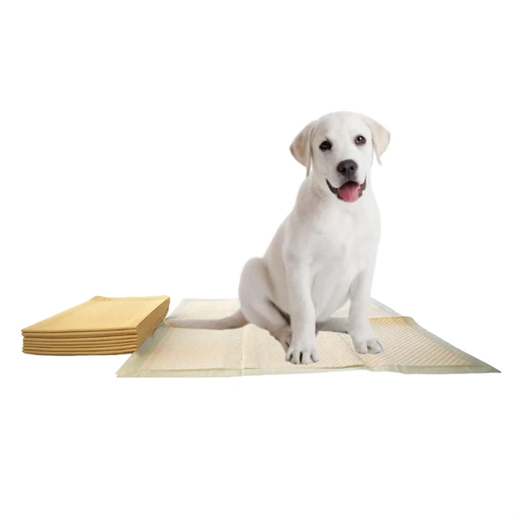 Bamboo Tissue Disposable Pee Absorbent Pads For Dogs