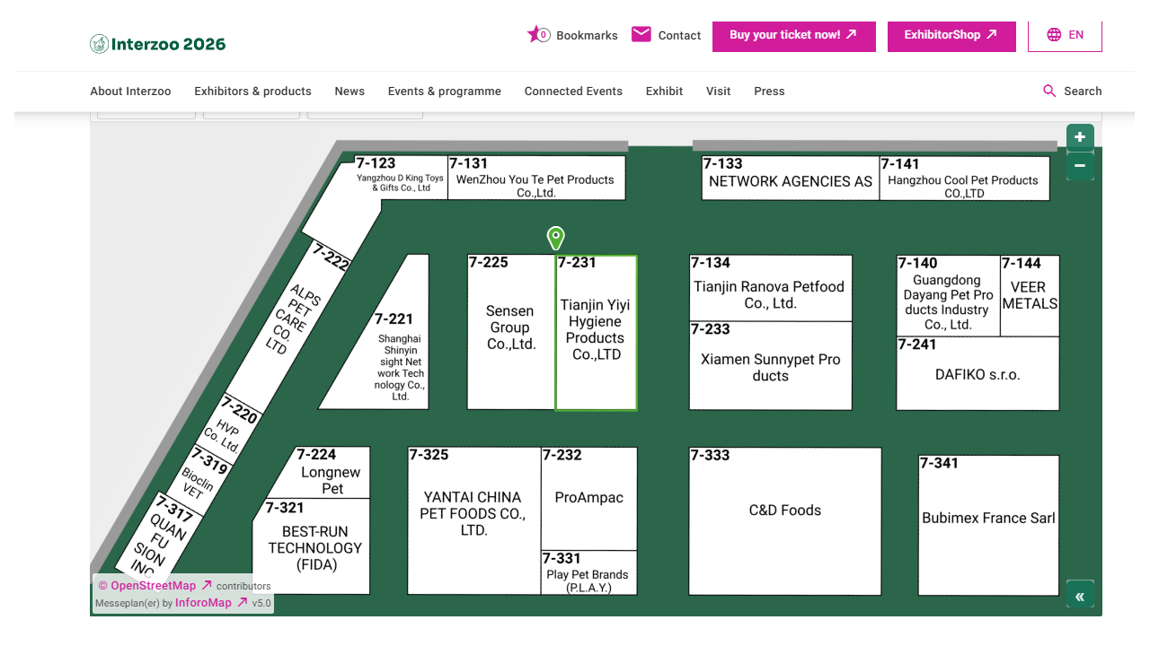 Tianjin Yiyi Booth Tianjin Yiyi Booth